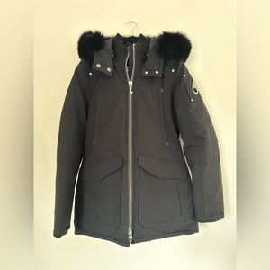 Moose Knuckles Women’s Fire River Jacket with Detachable Fur Hood